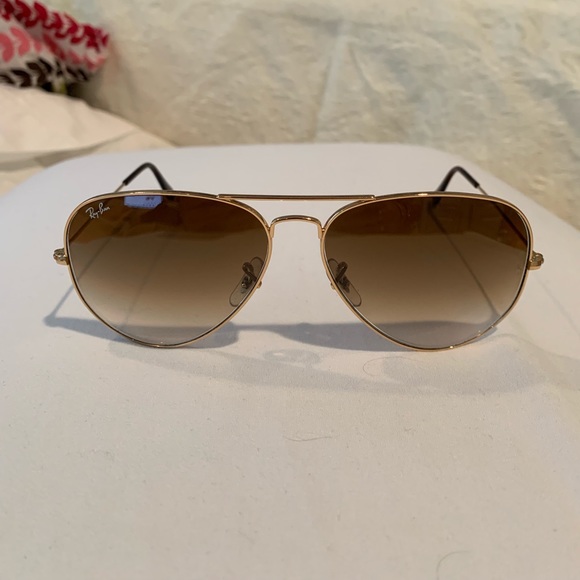 Ray Ban Aviator (Gold Light Brown Gradient) main image 4